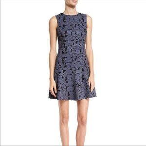 Alice + Olivia Blue Floral Lace Dress Size 2